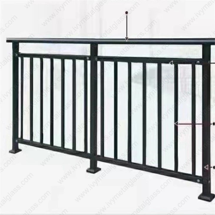 Aliuminio turėklai balkonas